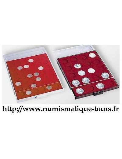 BOX MONNAIE 35 CASES pour 2 euro sous Capsules 304779