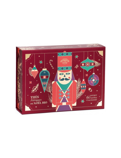 Coffret thés féeriques de Noël bio 60 sachets