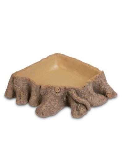 Ecuelle Hobby "Stump 3" pour reptiles - 28 x 26 x 8 cm