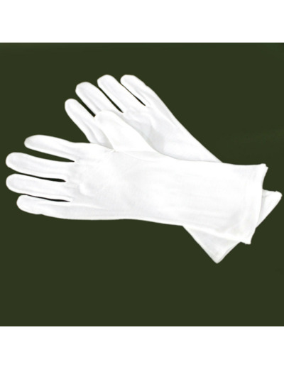 Gants blancs de propreté