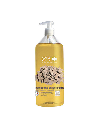 Shampoing antipelliculaire Cade Sauge Rhassoul 500ml