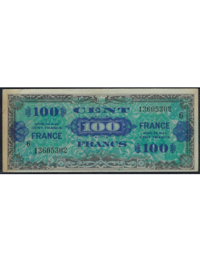 FRANCE 100 FRANCS FRANCE Type 1945 SERIE 6 TTB+ 302