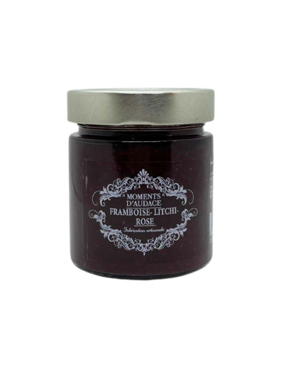 Confiture Framboise - Litchi - Rose