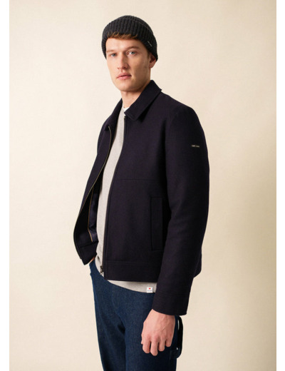 Blouson St Adrien en drap de laine