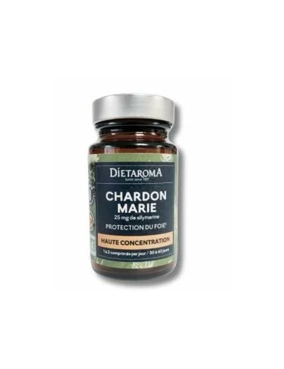 Chardon Marie haute concentration-60 comprimés-Dietaroma