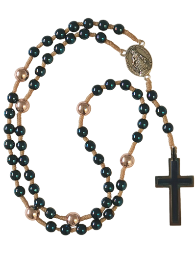 Chapelet des Larmes de Sang de Marie + Livret - Perles 6/8mm