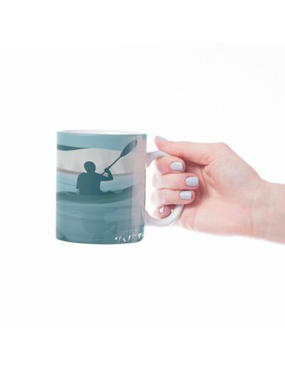 Tasse ou mug Canoe Kayak "Promenage à Beachy head" - Personnalisable