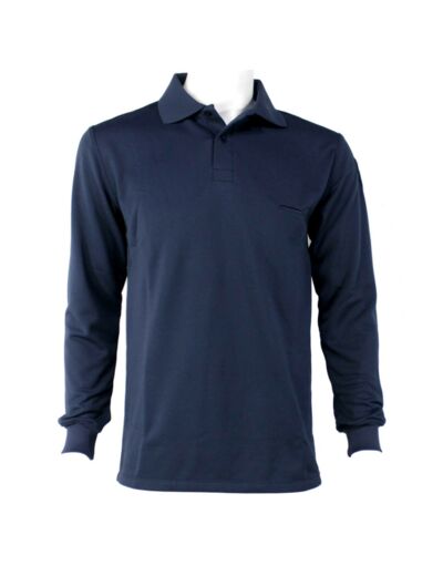 Polo longues manches (polyester)