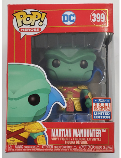 FUNKO POP HEROES 399 DC MARTIAN MANHUNTER LIMITED EDITION BOITE D'ORIGINE