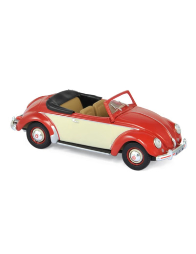 Volkswagen Coccinelle Hebmüller Rouge et Crème 1949 - 1/43 - Norev