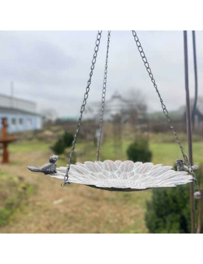 Mangeoire à suspendre en fer 30x57cm