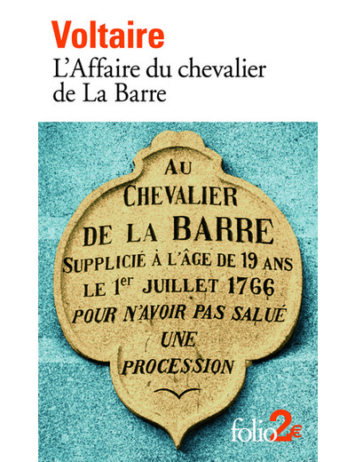 L'AFFAIRE DU CHEVALIER DE LA BARRE