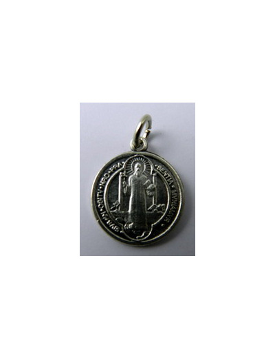 Médaille St Benoît ronde 15X13mm CLASSIQUE
