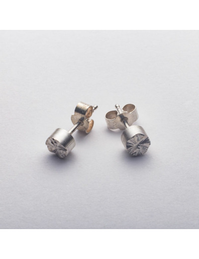 Boucles d'oreilles puce strass