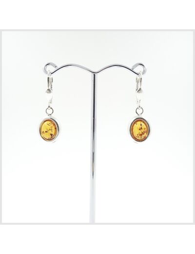 Boucles d'oreilles Ambre