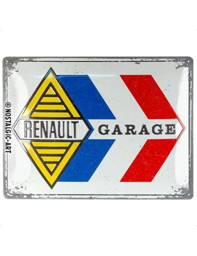 Nostalgic-Art 23376 - Plaque rétro Renault Garage - 30 x 40 cm