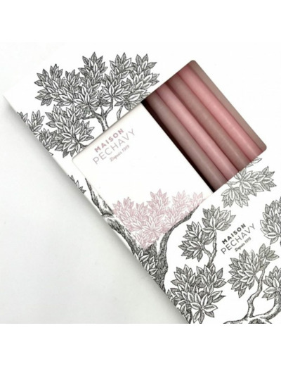 Coffret cierges & allumettes - Bois de Rose