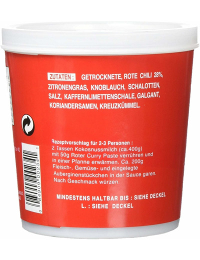 COCK Pâte de Curry Rouge