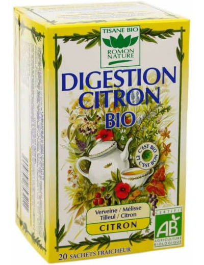 Infusion digestion citron 20x1,8g Romon Nature