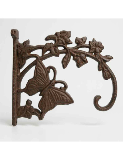 Potence murale papillon en fonte 20x4x17cm