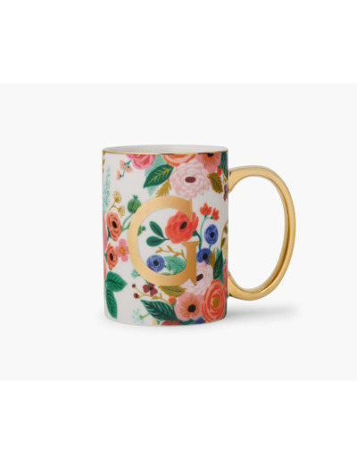 Mug Garden Party Lettres G - Rifle Paper Co