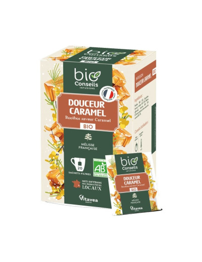 Infusion Douceur caramel Bio 20 sachets 30g