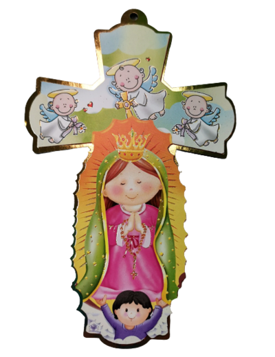 Croix en Bois 10x15cm - ENFANT