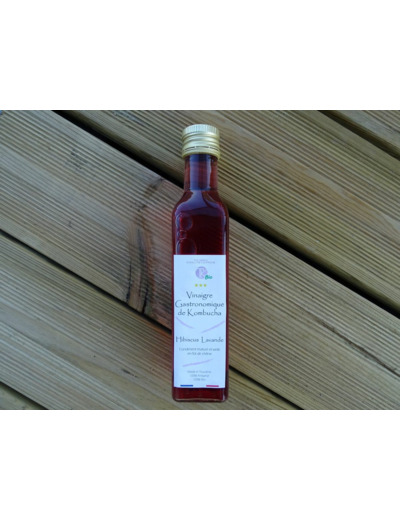 Vinaigre de Kombucha Hibiscus Lavande BIO