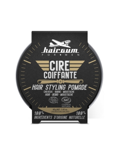 Cire coiffante cheveux barbe et moustache 40g