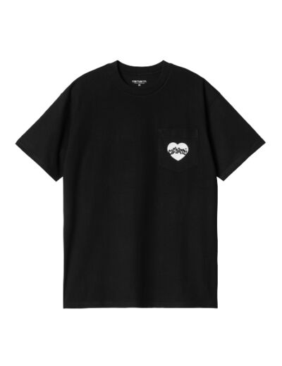 Tee Shirt CARHARTT WIP Amour Pocket Black