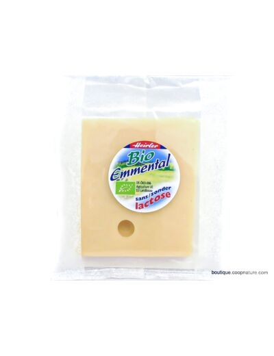 Emmental Sans Lactose Bio 120g