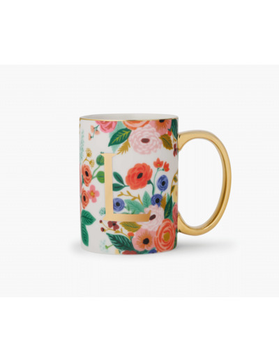 Mug Garden Party Lettres L - Rifle Paper Co