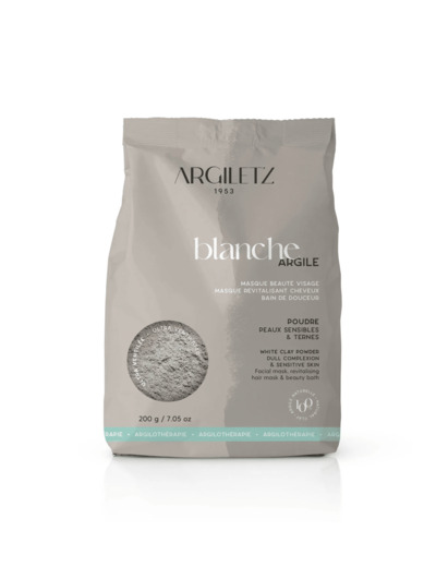 Argile blanche en poudre ultra ventilée-200g-Argiletz