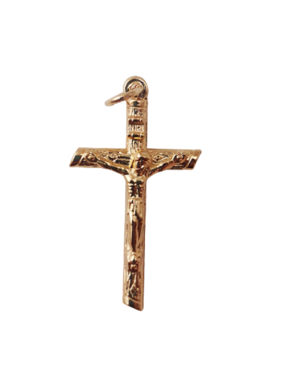 Croix en Métal Doré 30mm