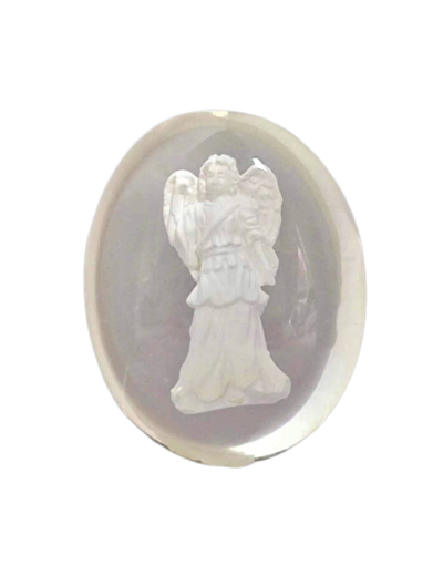 Raphaël en Résine Transparent 3,8x3cm