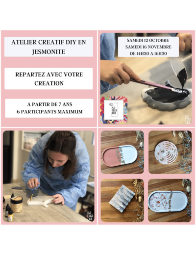 Atelier Créatif DIY : Créer un objet unique en Jesmonite