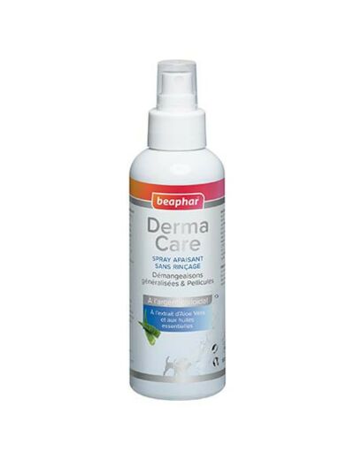 DermaCare, Spray apaisant sans rinçage pour chien et chat - 150ml