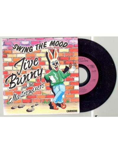 45 Tours JIVE BUNNY THE MASTERMIXERS "SWING THE MOOG" / "GLEN MILLER MEDLEY"