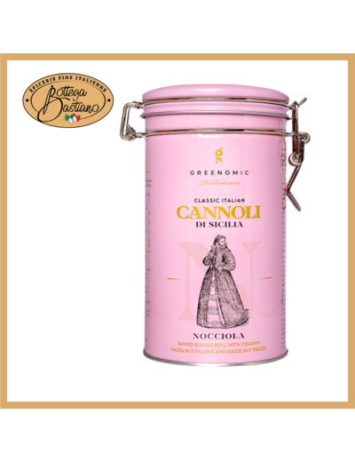 Boite métal cannoli nocciola 200g