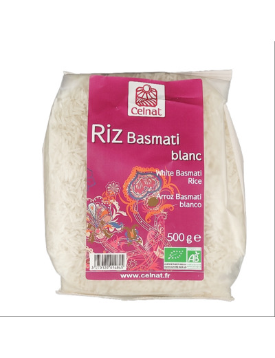 Riz Basmati Blanc 500g Bio