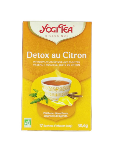 Infusion Detox au Citron 30,6g 17 Sachets Bio