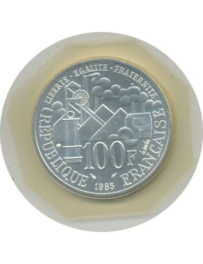 FRANCE 100 FRANCS 1985 EMILE ZOLA FDC (G900)