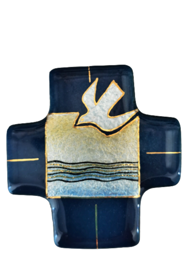 Notre Dame de Baptismale 7,7X8cm - EMAUX DU LIBAN