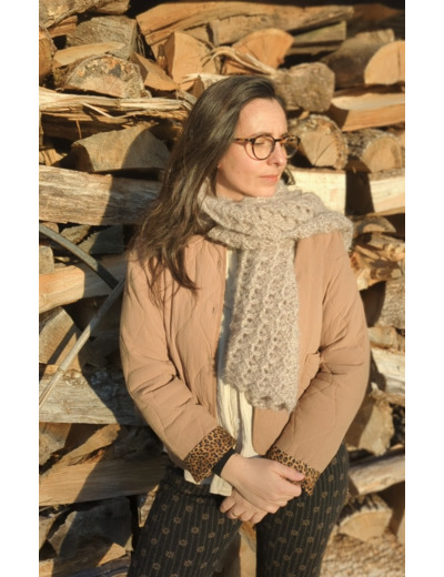 Echarpe NUAGE - Beige ficelle