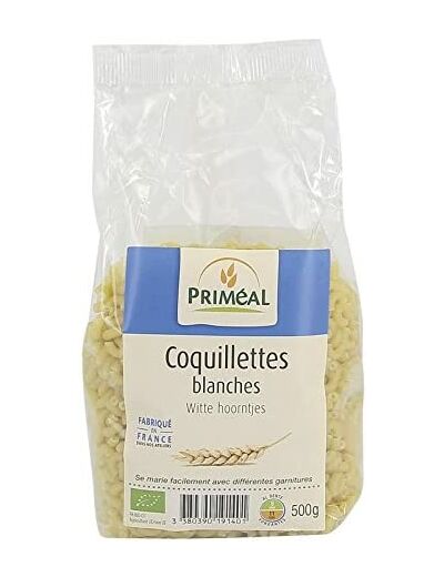 Coquillette blanc France 500g Primeal