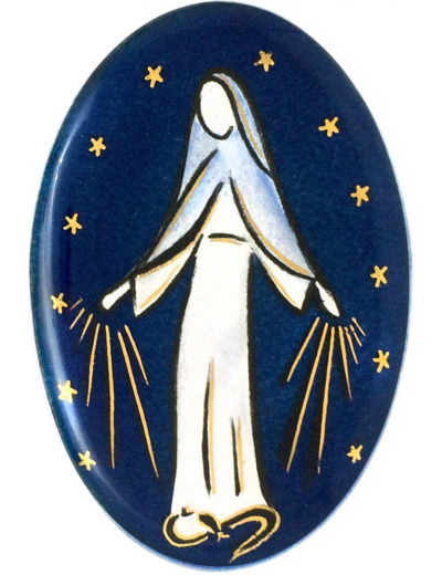 N-D du Bac 8,9X6cm - EMAUX DU LIBAN