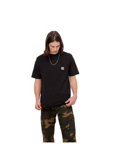 T-shirt manches courtes CARHARTT WIP Pocket Noir