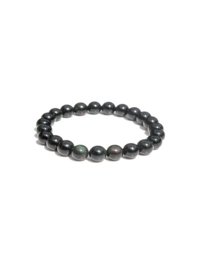 Bracelet en obsidienne œil céleste 8 mm