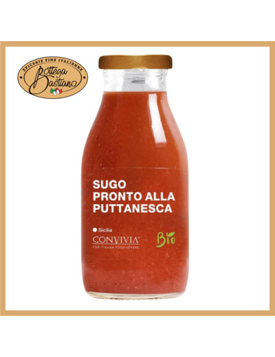 Sauce Tomate Cerise "Alla Puttanesca" Bio 250g
