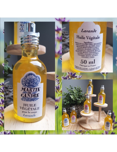 Huile de massage MARTIN DE CANDRE Lavande